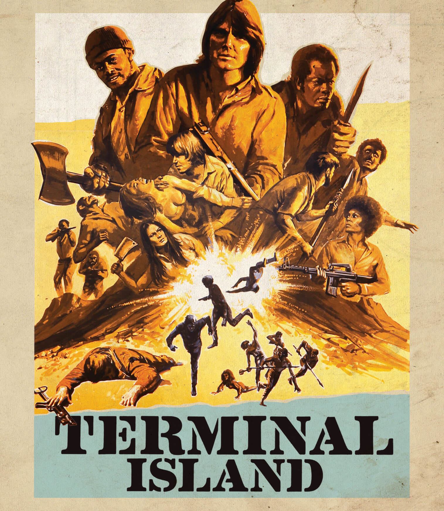 Terminal Island (Limited Slipcover Vinegar Syndrome) (4k UHD / Blu-Ray All Region)