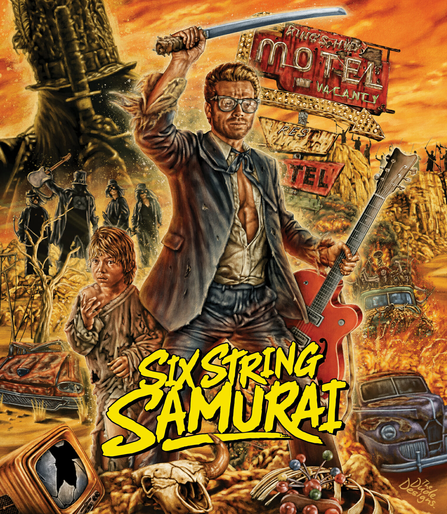 LE Package Six-String Samurai (Vinegar Syndrome 4k UHD / Blu-Ray All Region)4