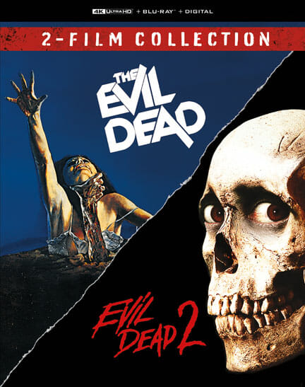 Evil Dead 1 & 2 Double Feature UHD (4k UHD)