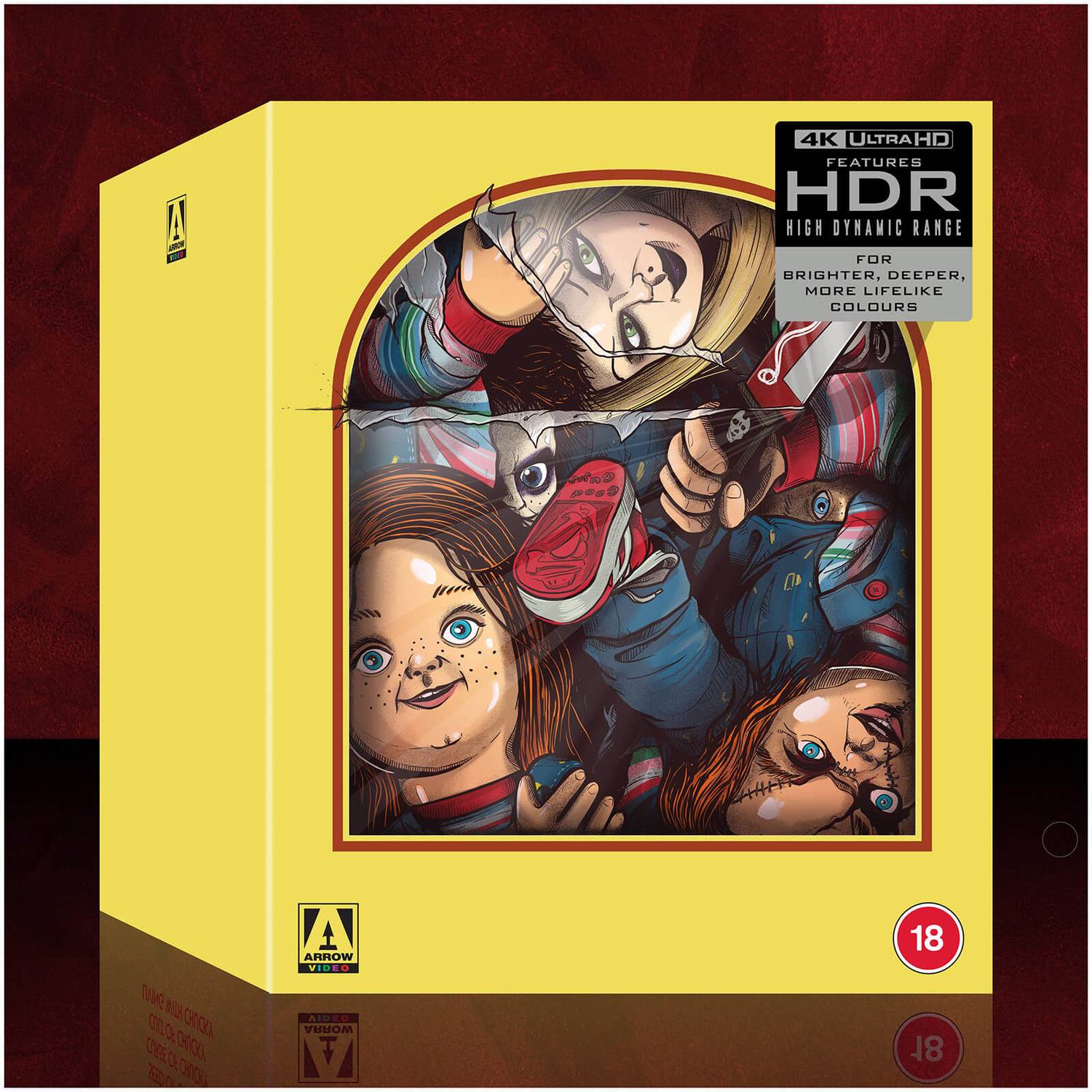 (LE 4k UHD) Child’s Play Collection (LE Arrow UK) (4k UHD All Region / Blu-Ray Region B)