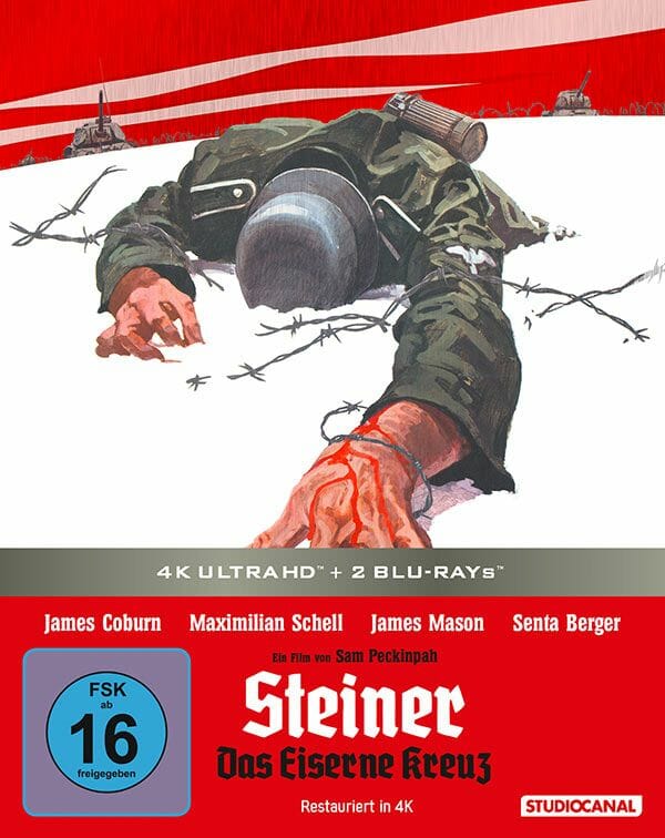 German Steelbook Cross of Iron (Plaion Studio Canal Steelbook 4k UHD)