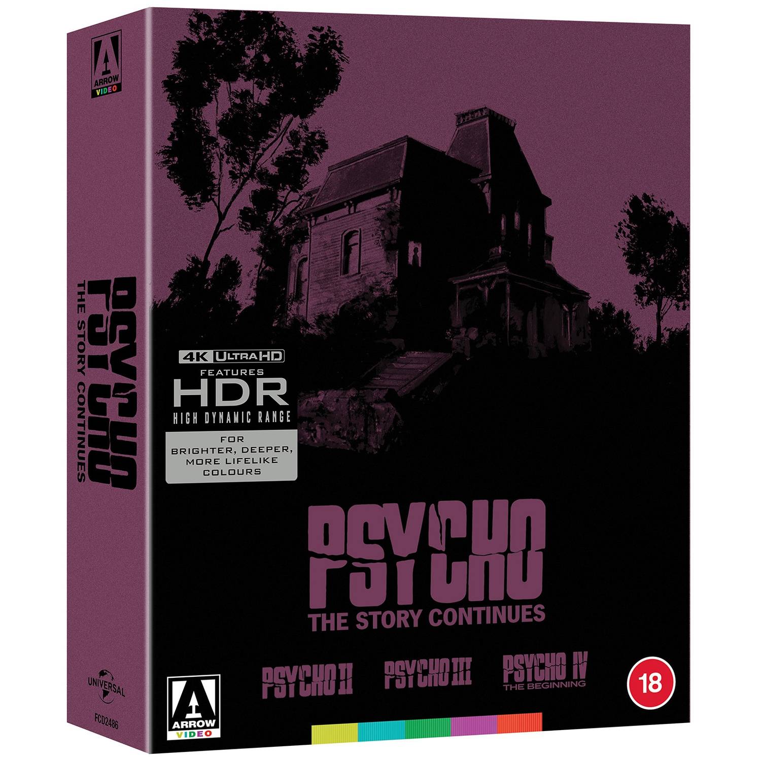 Standard 4k UHD Psycho – The Story Continues: Pt 2, 3, 4 (Arrow UK 4k UHD)
