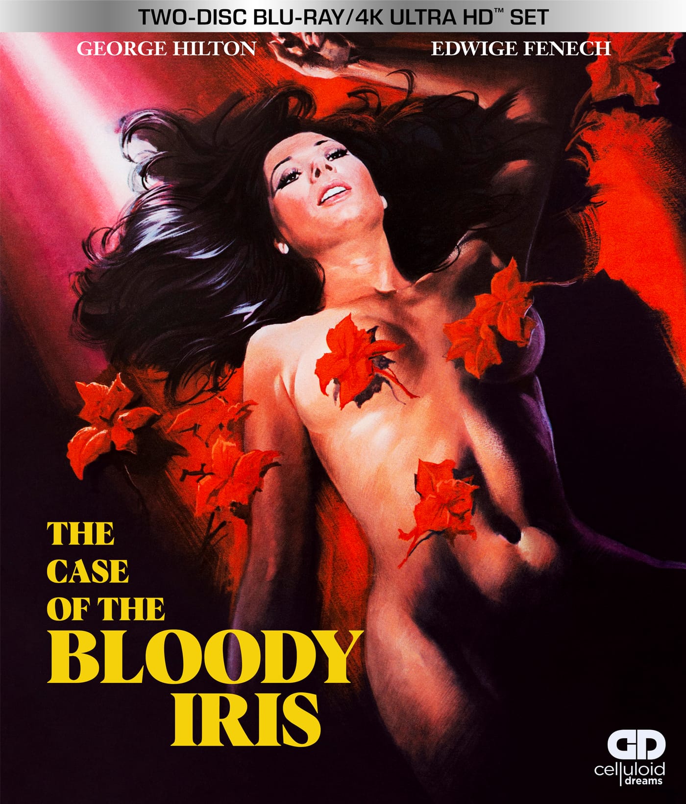 (Intl Customers Only) Case of the Bloody Iris (with Slip and Lobby Cards Celluloid Dreams) (4k UHD / Blu-Ray)