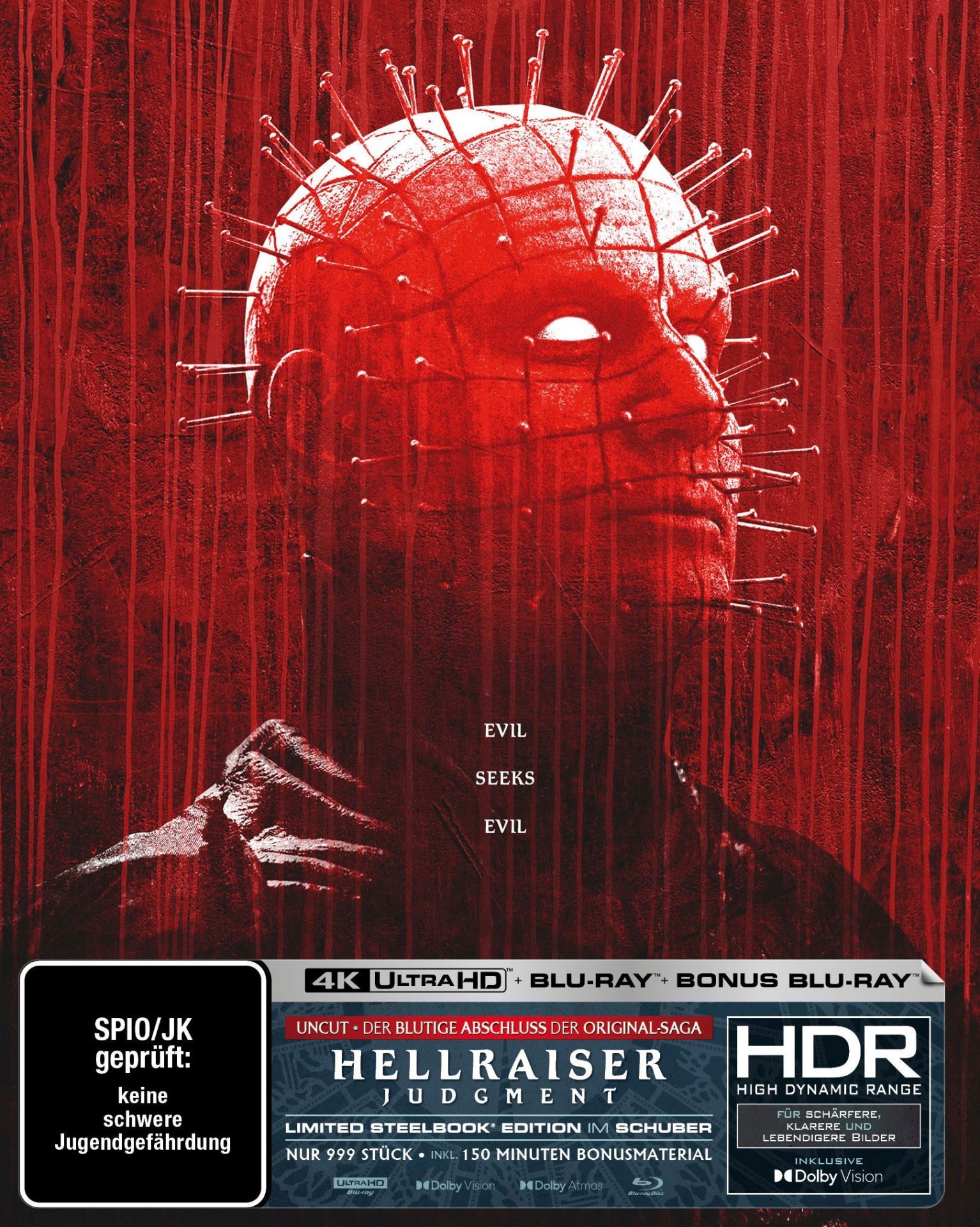 (Cover A Steelbook) Hellraiser Judgment (4k UHD / Blu-Ray Region B)