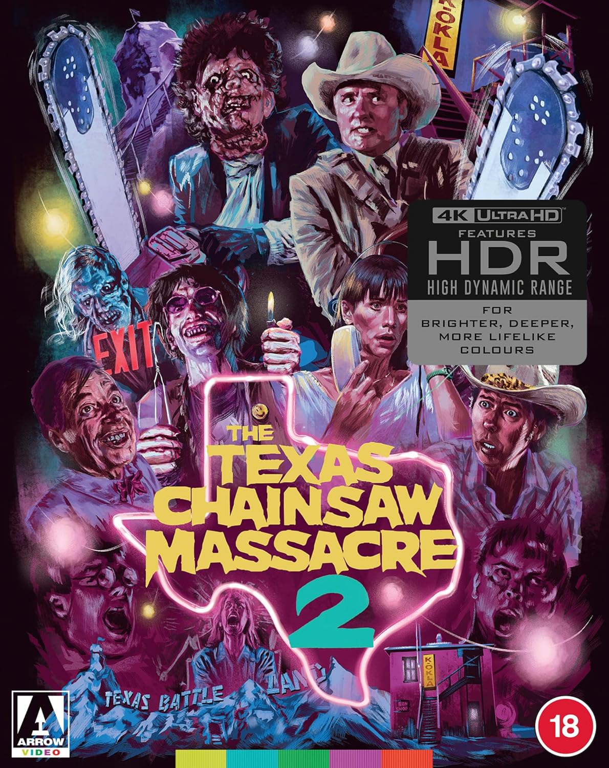 (standard ) Texas Chainsaw Massacre 2 (Arrow UK 4k UHD)