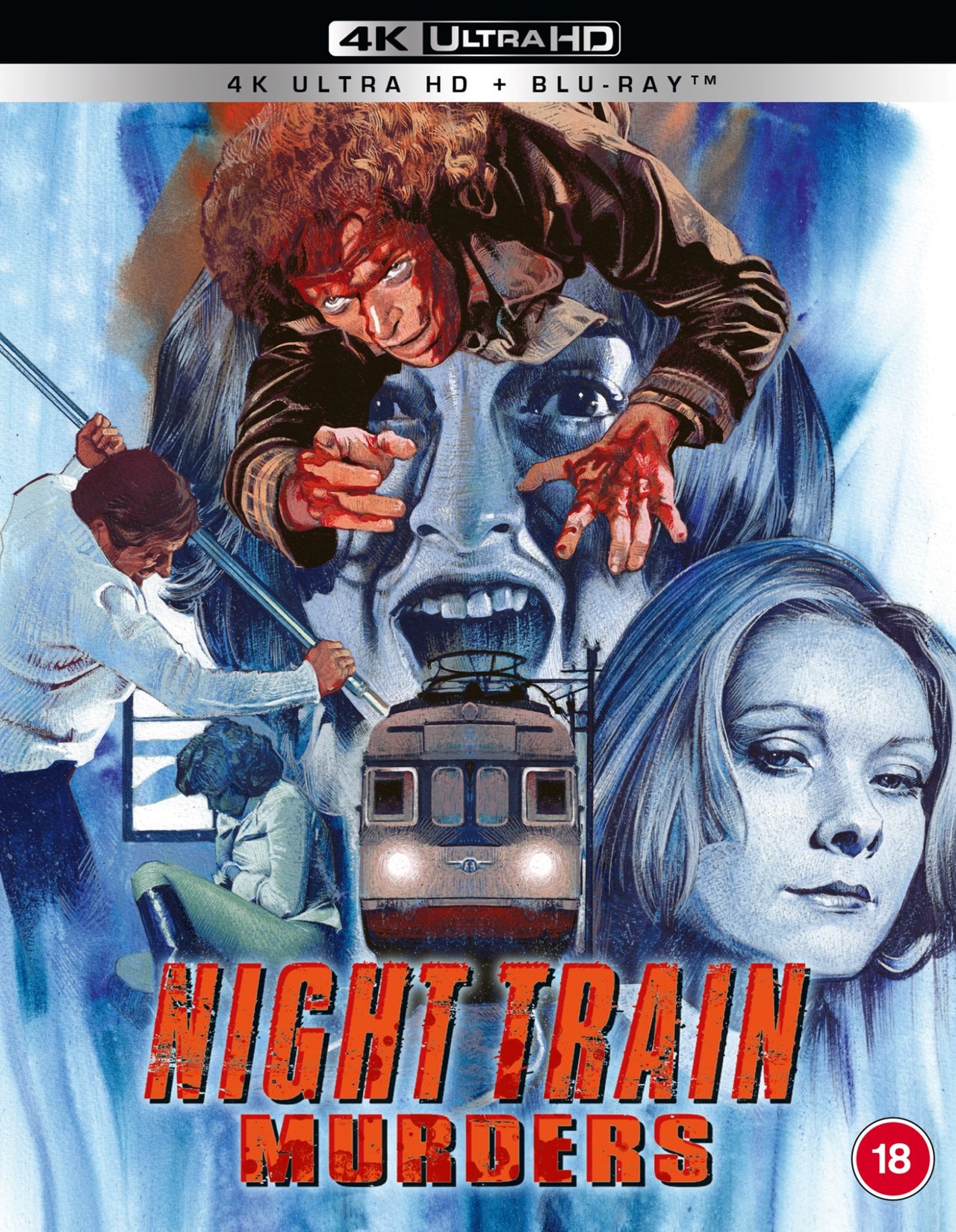 (88 UK 4k LE) Night Train Murders (88 Films UK) (4k UHD / Blu-Ray Region B)