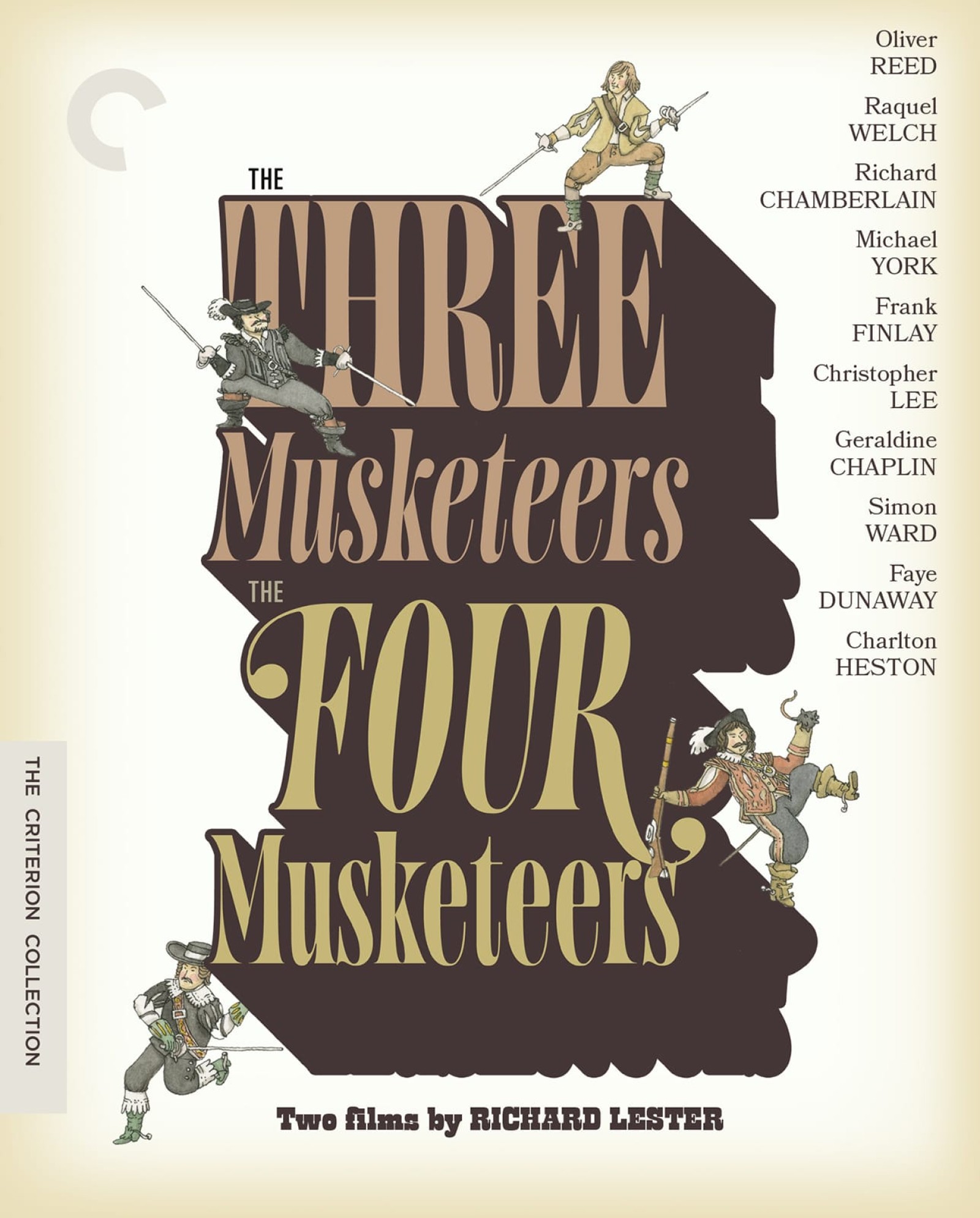 The Three Musketeers / The Four Musketeers: Two Films by Richard Lester (Criterion) (4k UHD / Blu-Ray)