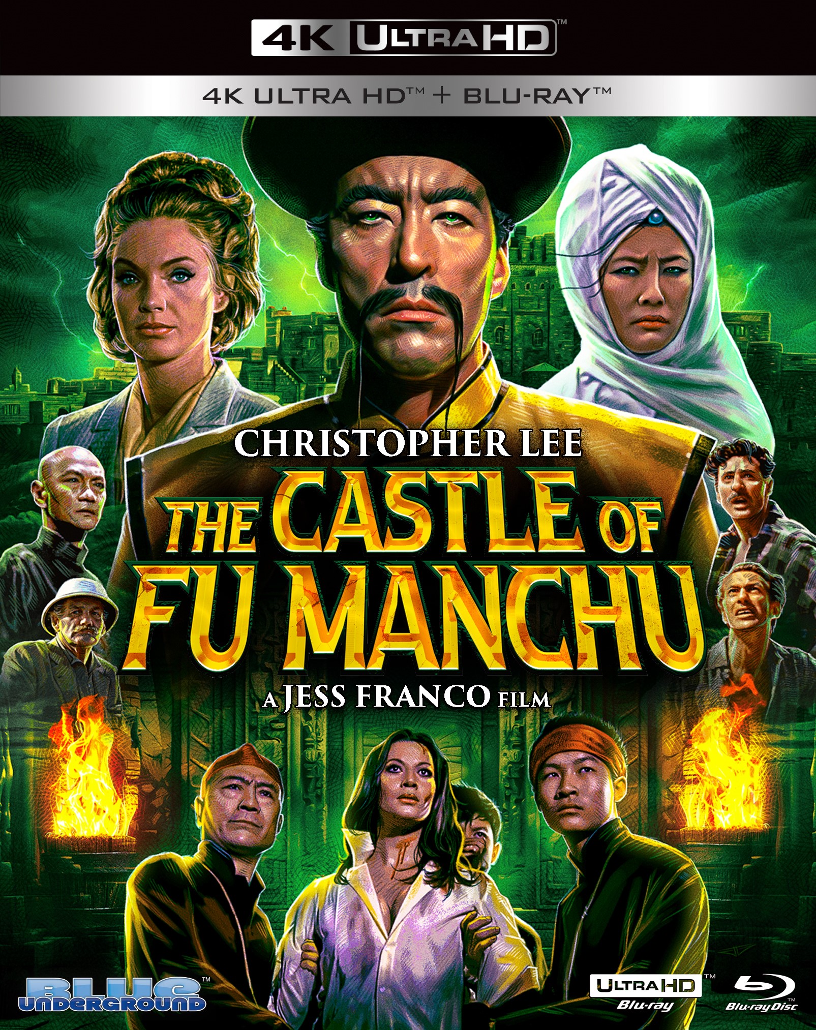 (4k) Castle of Fu Manchu (Blue Underground) (4k UHD / Blu-Ray All Region)