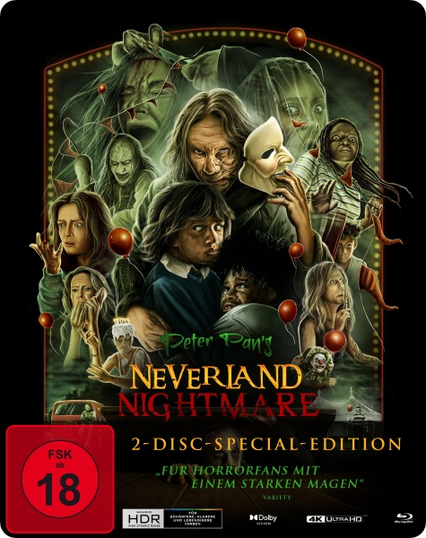 Peter Pan’s Neverland Nightmare (Steelbook 4k UHD All Region / Blu-Ray Region B)