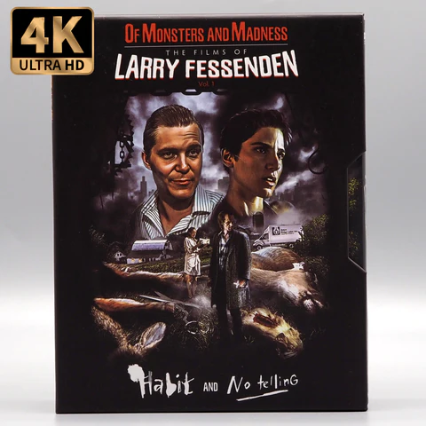 The Films of Larry Fessenden: Volume 1 – Habit &amp; No Telling (LE Slipcover Vinegar Syndrome) (4k UHD / Blu-Ray)