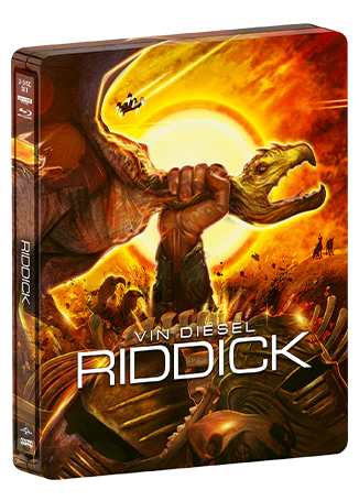 (steelbook) Riddick (Scream Factory) (4k UHD / Blu-Ray)