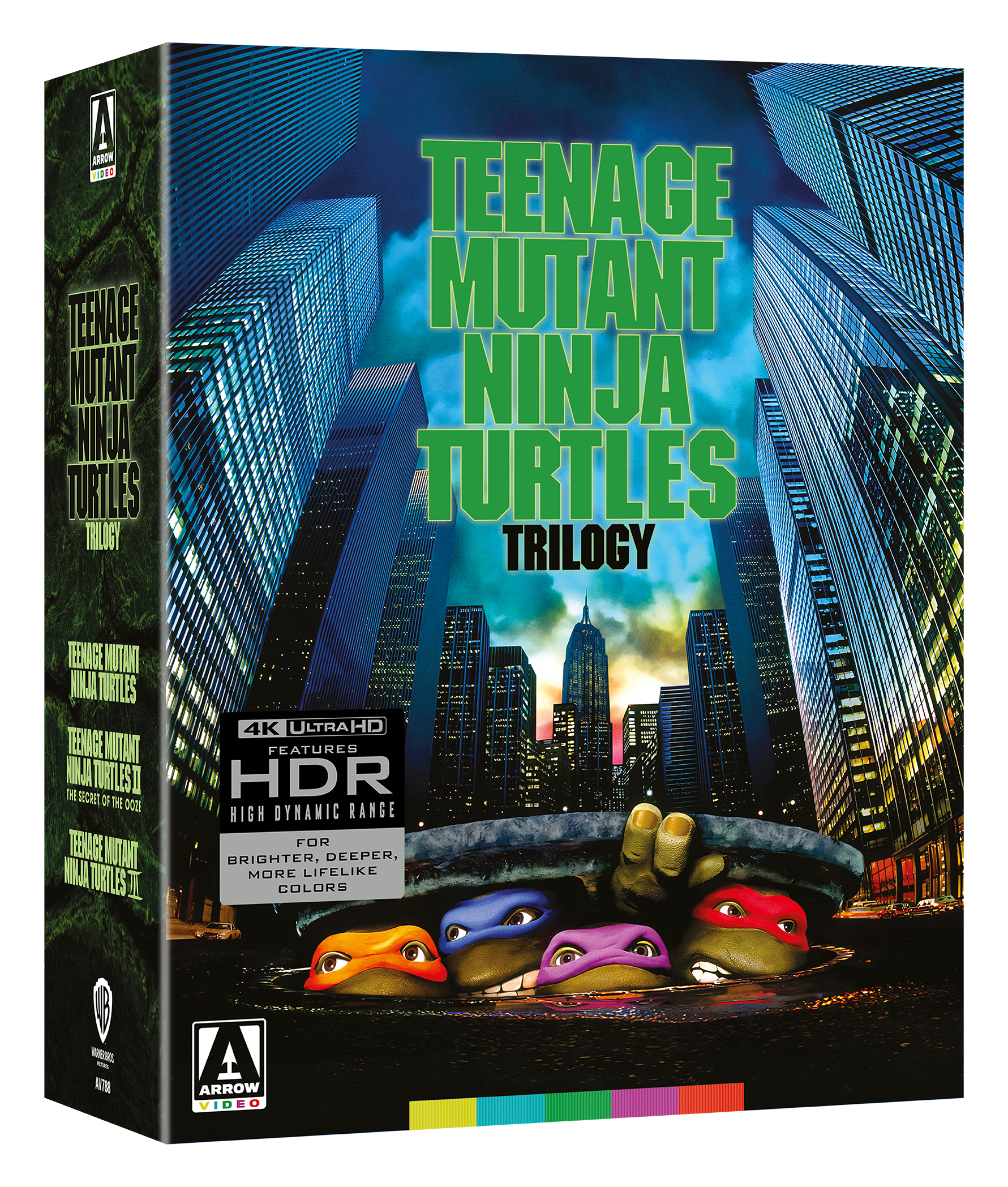 (4k LE) Teenage Mutant Ninja Turtles Trilogy (LE Arrow US 4k UHD)