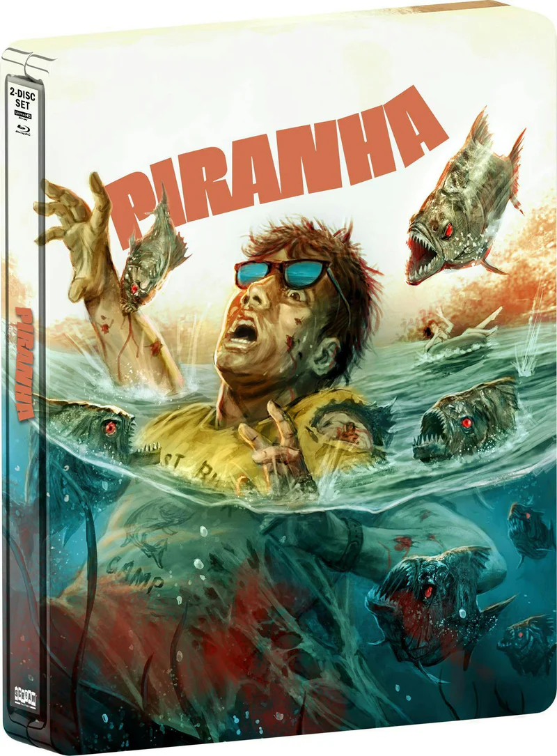 (Steelbook) Piranha (Scream Factory) (4k UHD / Blu-Ray)