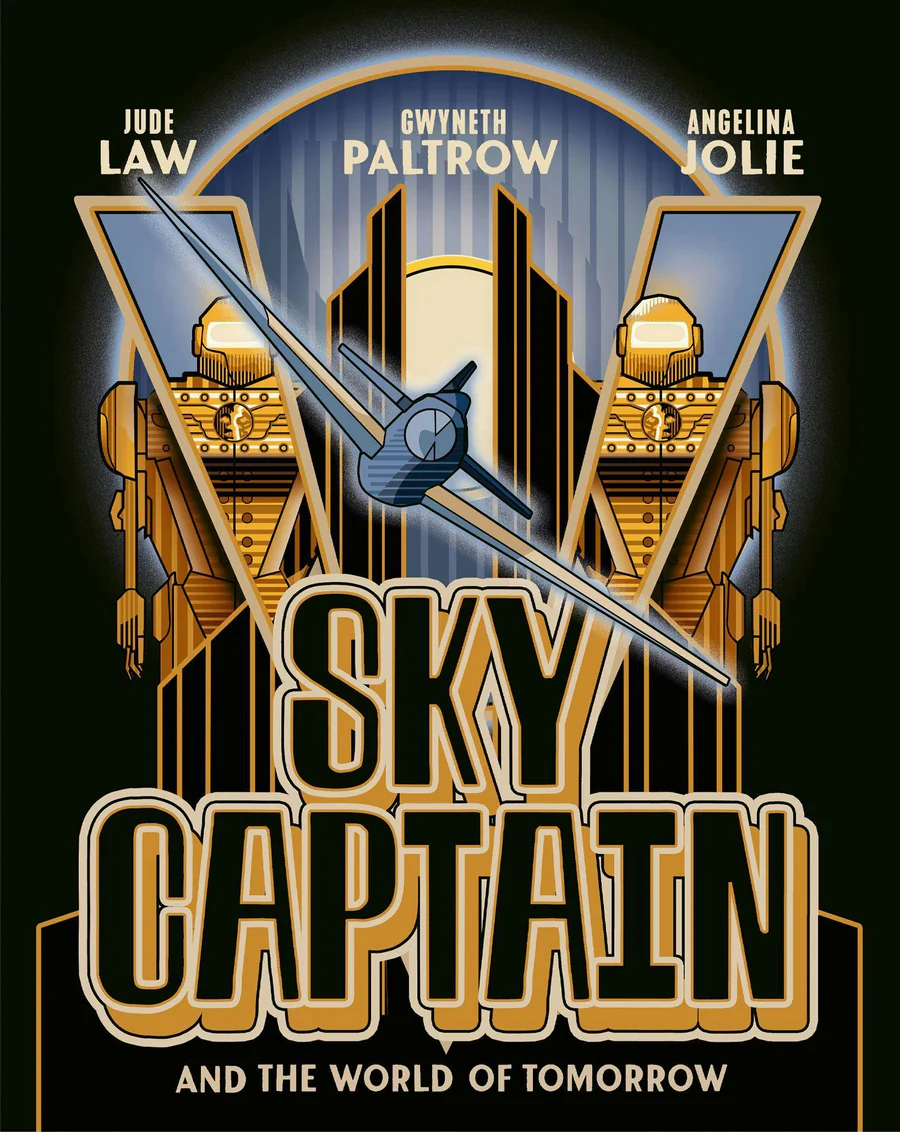 (Steelbook) Sky Captain and the World of Tomorrow (Scream Factory) (4k UHD / Blu-Ray)