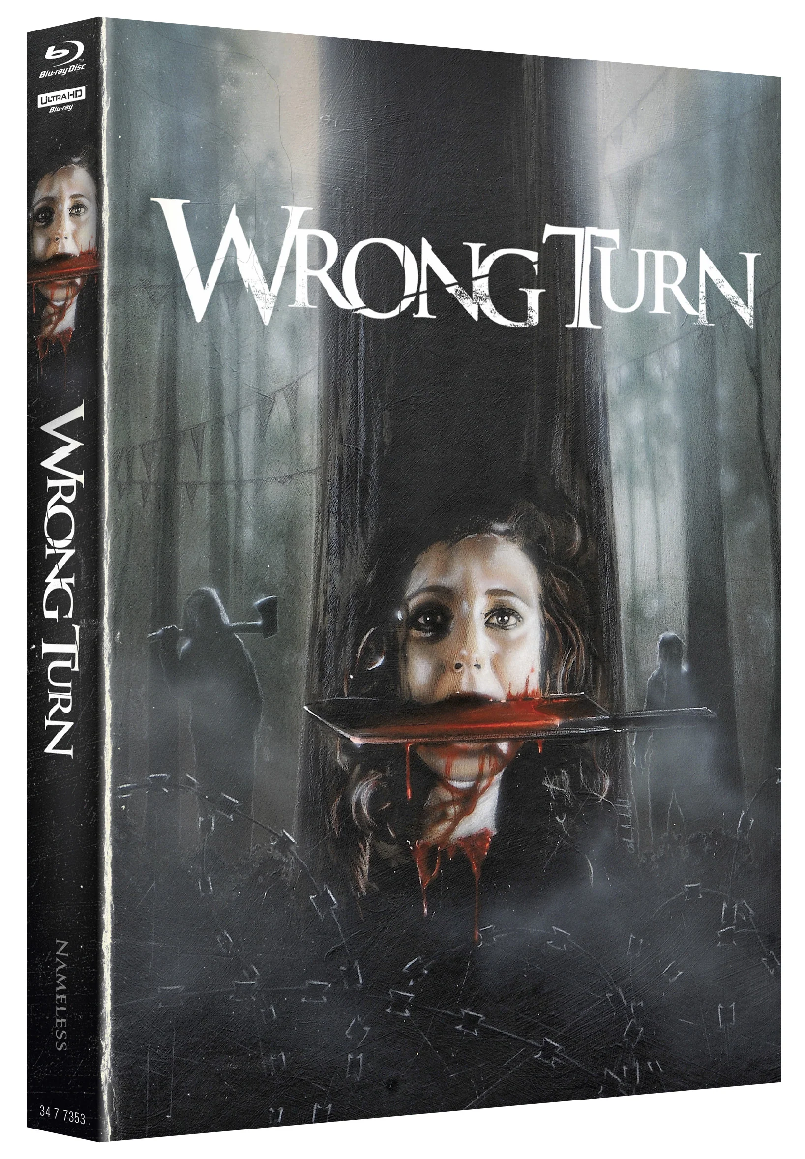 (Cover G) Wrong Turn (LE Mediabook 4k UHD All Region / Blu-Ray Region B)