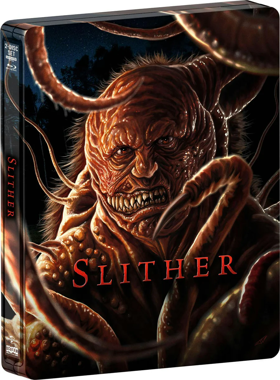 (US 4k Steelbook) Slither (Scream Factory) (4k UHD / Blu-Ray) preorder