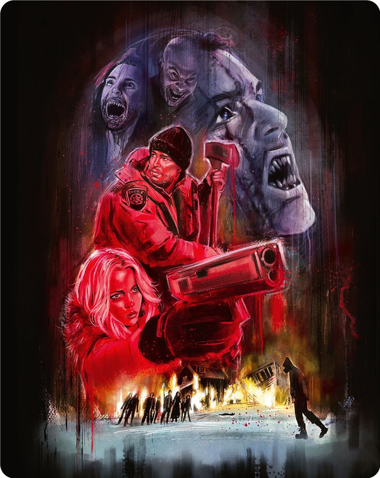 (UK Steelbook) 30 Days of Night (4k UHD All Region / Blu-Ray Region B) Preorder